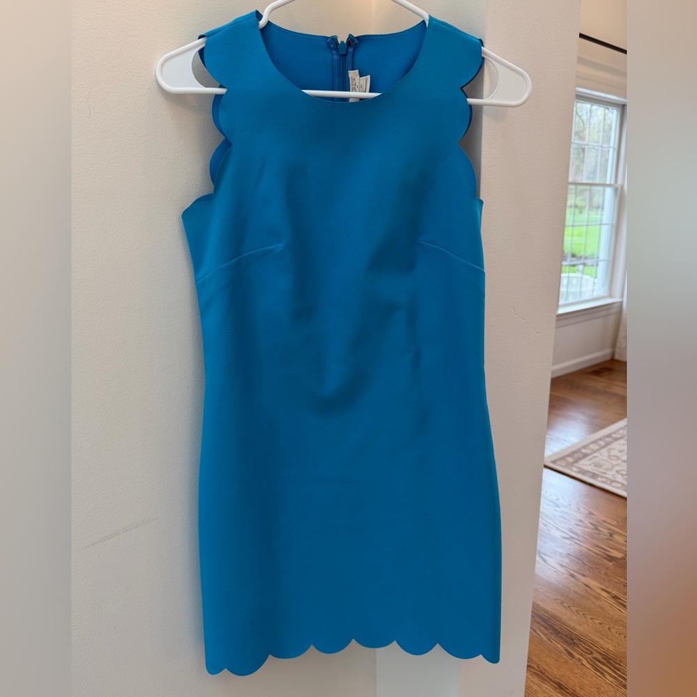J. Crew Scalloped Shift Dress